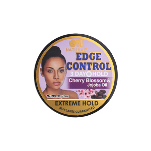 ON NATURAL EXTREME HOLD EDGE GEL (1OZ) [CHERRY BLOSSOM & JOJOBA] (12/48/CS)