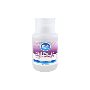 WHITE RAIN NAIL POLISH REMOVER W/ PUMP [ACETONE] 6OZ