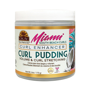 OKAY MIAMI SOUTH BEACH CURLS COCONUT CURL PUDDING 6OZ (12/CS)