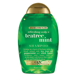 OGX TEA TREE MINT EXTRA SHAMPOO (13OZ) (4/CS)