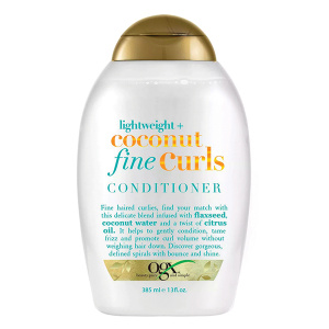 OGX COCONUT FINE CURLS CONDITIONER (13OZ) (4/CS)