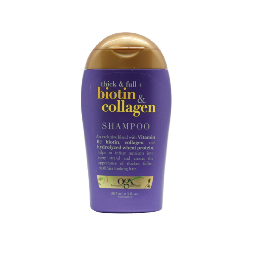 OGX BIOTIN & COLLAGEN SHAMPOO (3OZ) (24/CS)