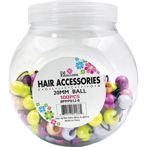 BALL 20 MM PASTEL ASSORT *JAR*(100PC/JAR/12/CS)