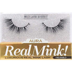 3D REAL MINK EYELASH [001 BLACK] (6/36/144)