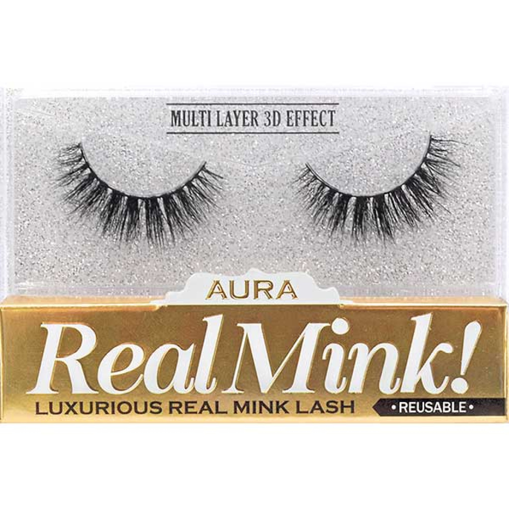 3D REAL MINK EYELASH [008 BLACK] (6/36/144)