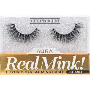 3D REAL MINK EYELASH [009 BLACK] (6/36/144)