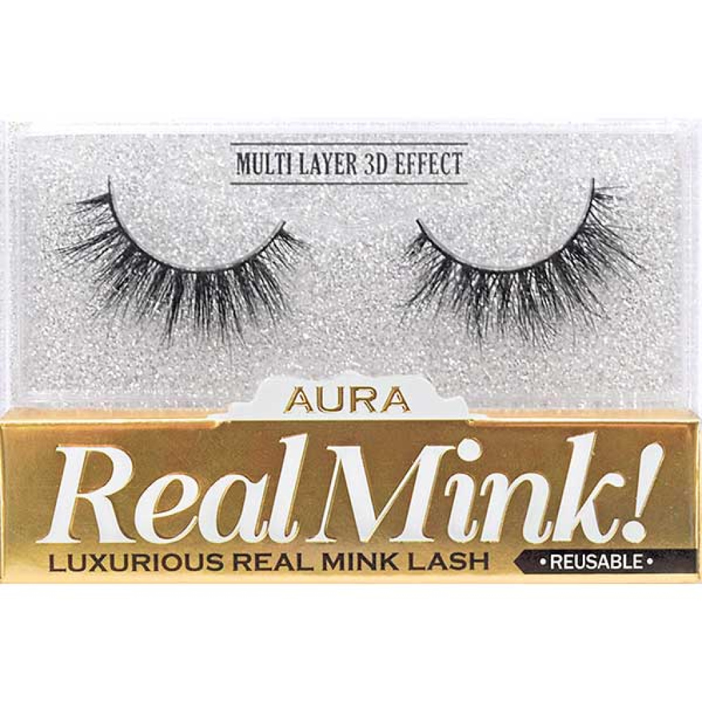 3D REAL MINK EYELASH [010 BLACK] (6/36/144)