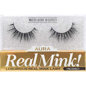 3D REAL MINK EYELASH [010 BLACK] (6/36/144)