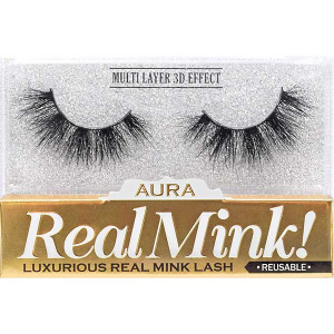 3D REAL MINK EYELASH [011BLACK] (6/36/144)
