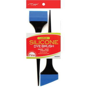 SILICONE DYE BRUSH (BLACK/BLUE)(24DZ/CS)