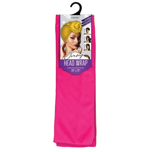 STRETCH JERSEY HEAD SCARF (25"x72")HOT PINK (120PC/CS)