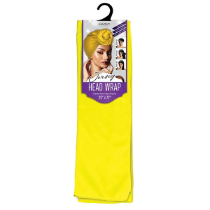 STRETCH JERSEY HEAD SCARF(25"x72") NEON YELLOW (120PC/CS)