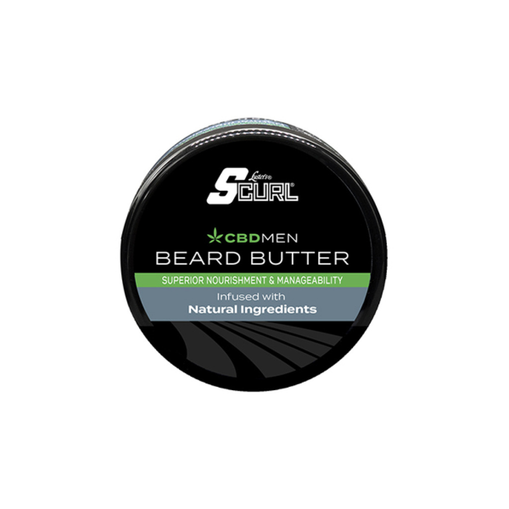 S CURL CBD BEARD BUTTER (3.5OZ) (12/CS)