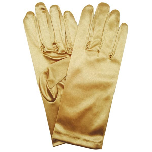SATIN GLOVE GOLD [WRIST] (120PC/CS)