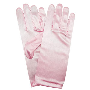 SATIN GLOVE PINK [WRIST] (120PC/CS)