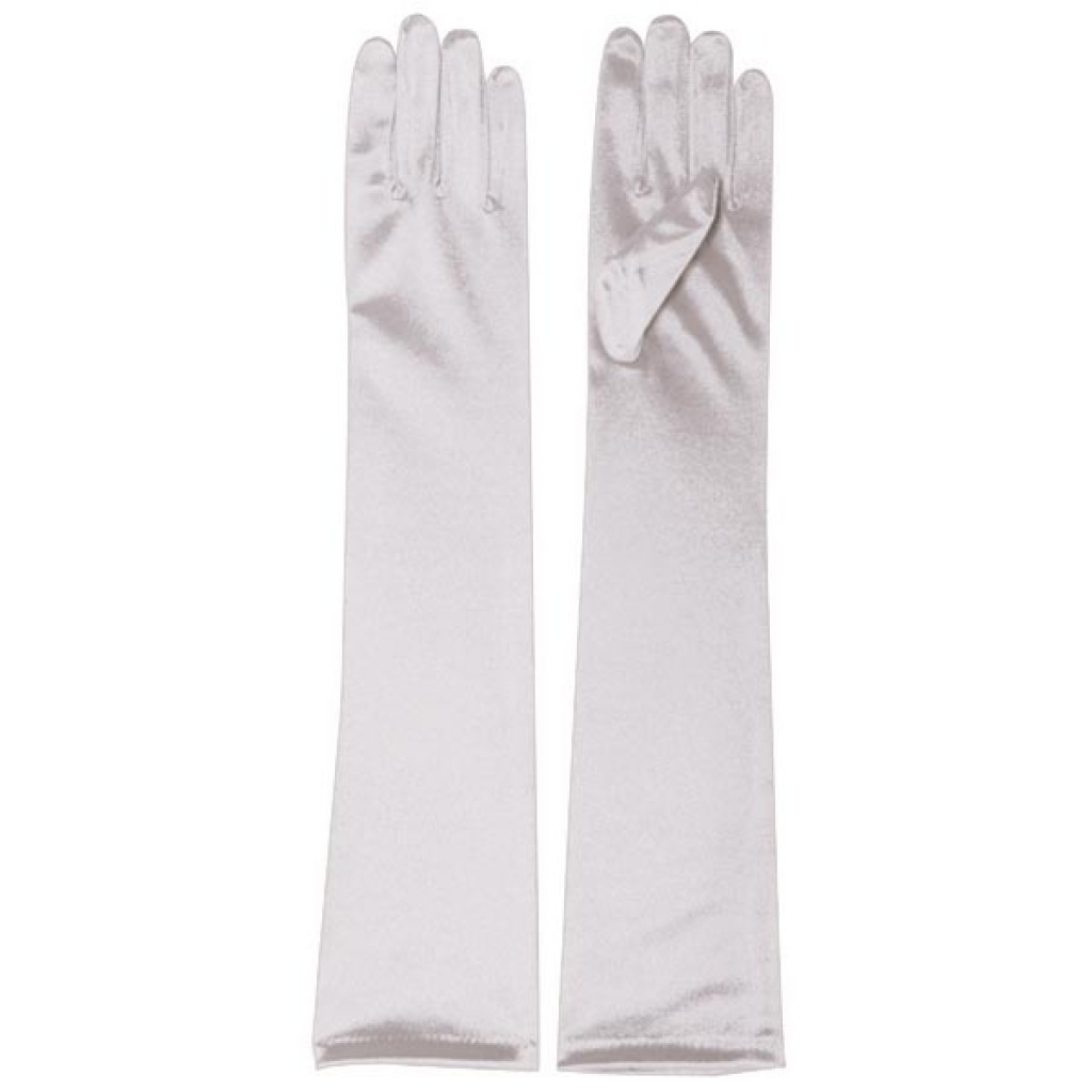 SATIN GLOVE WHITE [ARM] (120/CS)