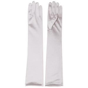 SATIN GLOVE WHITE [ARM] (120/CS)