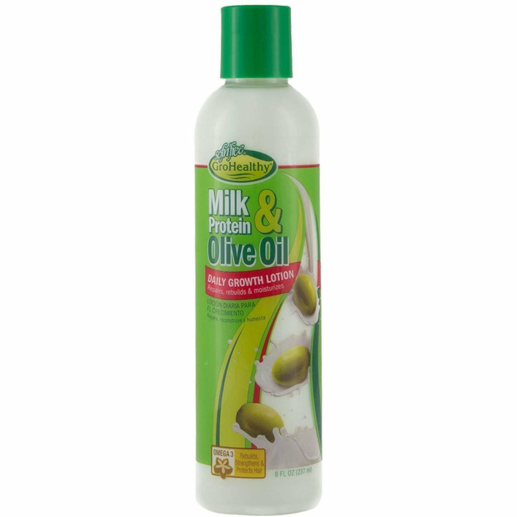 Sof N' Free: Milk Protein & Olive Oil Daily Growth Lotion 8oz