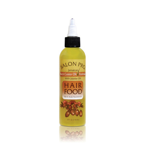 SALON PRO HAIR FOOD (4OZ) [BLACK CASTOR OIL] (12/CS)