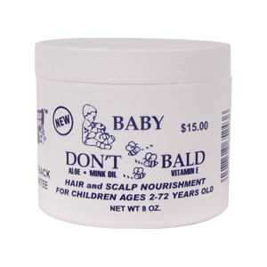 SSG BABY DON'T BE BALD NOURISHMMENT (8OZ) [HAIR & SCALP] (24/CS)