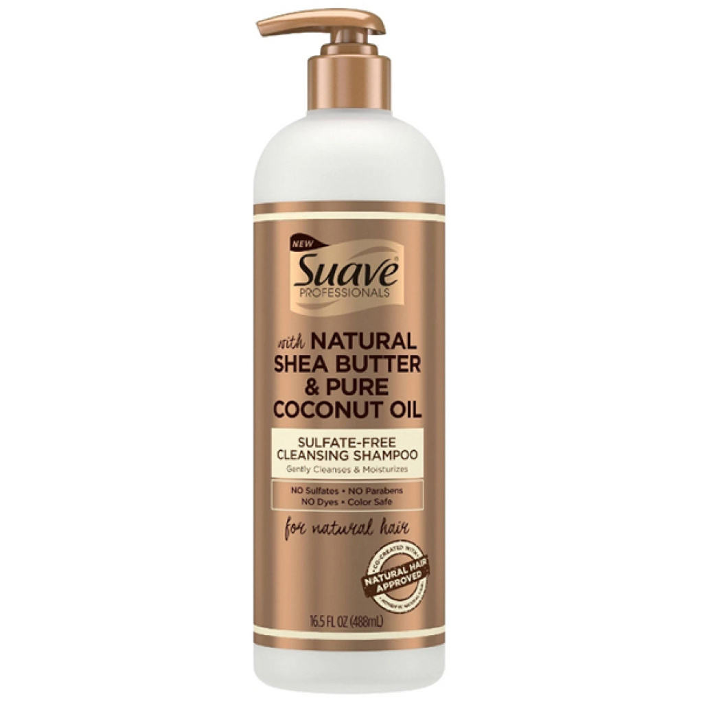 SUAVE SHEA & COCONUT CLEANSING SHAMPOO (16.5OZ) (4/CS)