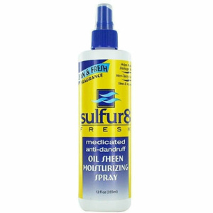 Sulfur8: Fresh Oil Sheen Moisturizing Spray 12oz