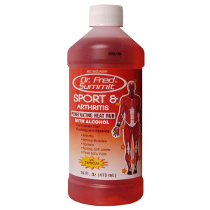 DR. FRED SUMMIT SPORT & ARTHRITIS (16OZ) [HEAT RUB ALCOHOL] (12/CS)