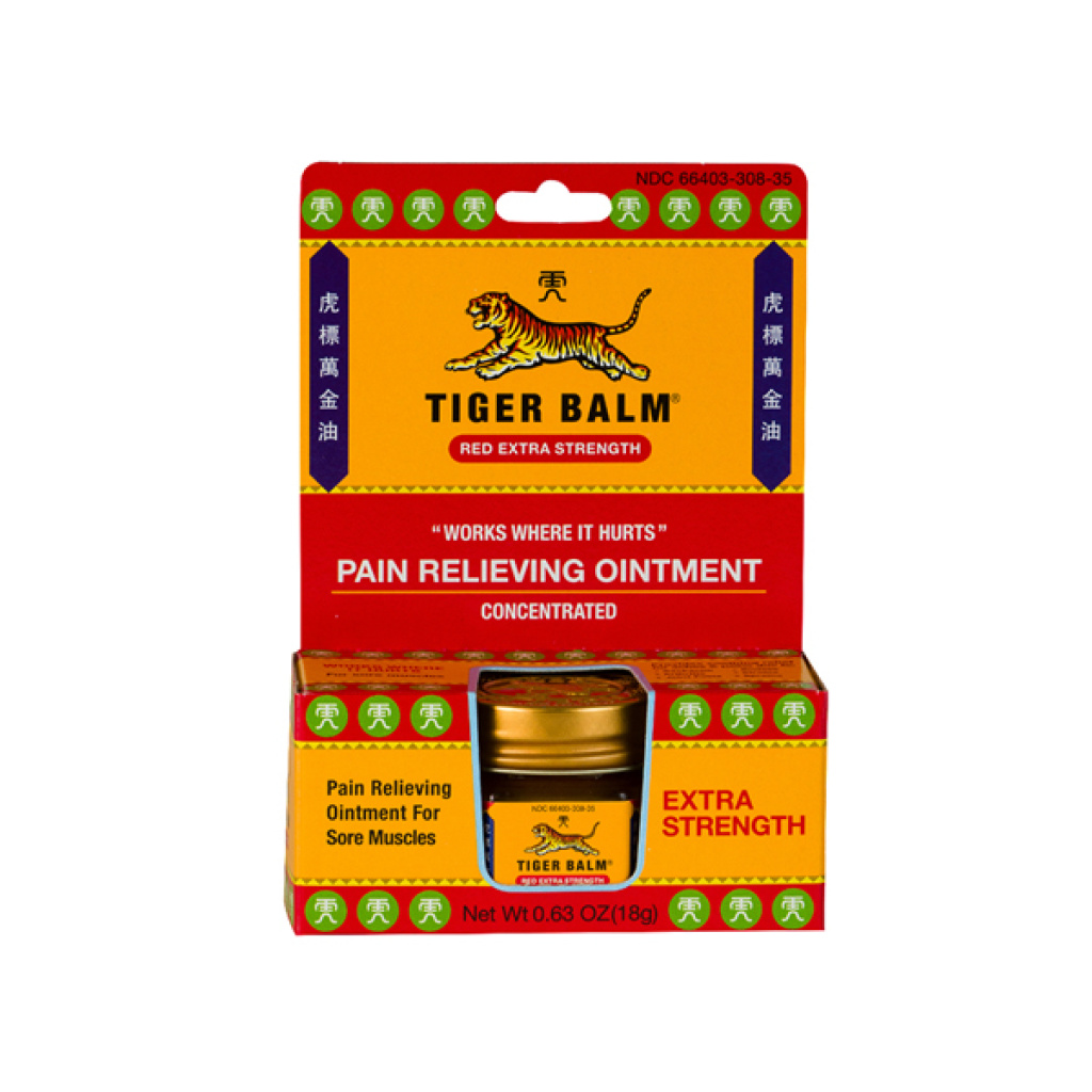TIGER BALM PAIN RELIEVING OINTMENT EXTRA 0.63OZ (6/PK)(72/CS)