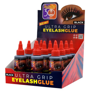 SALON PRO 30 SEC EYELASH GLUE 12DP BLACK 1 OZ
