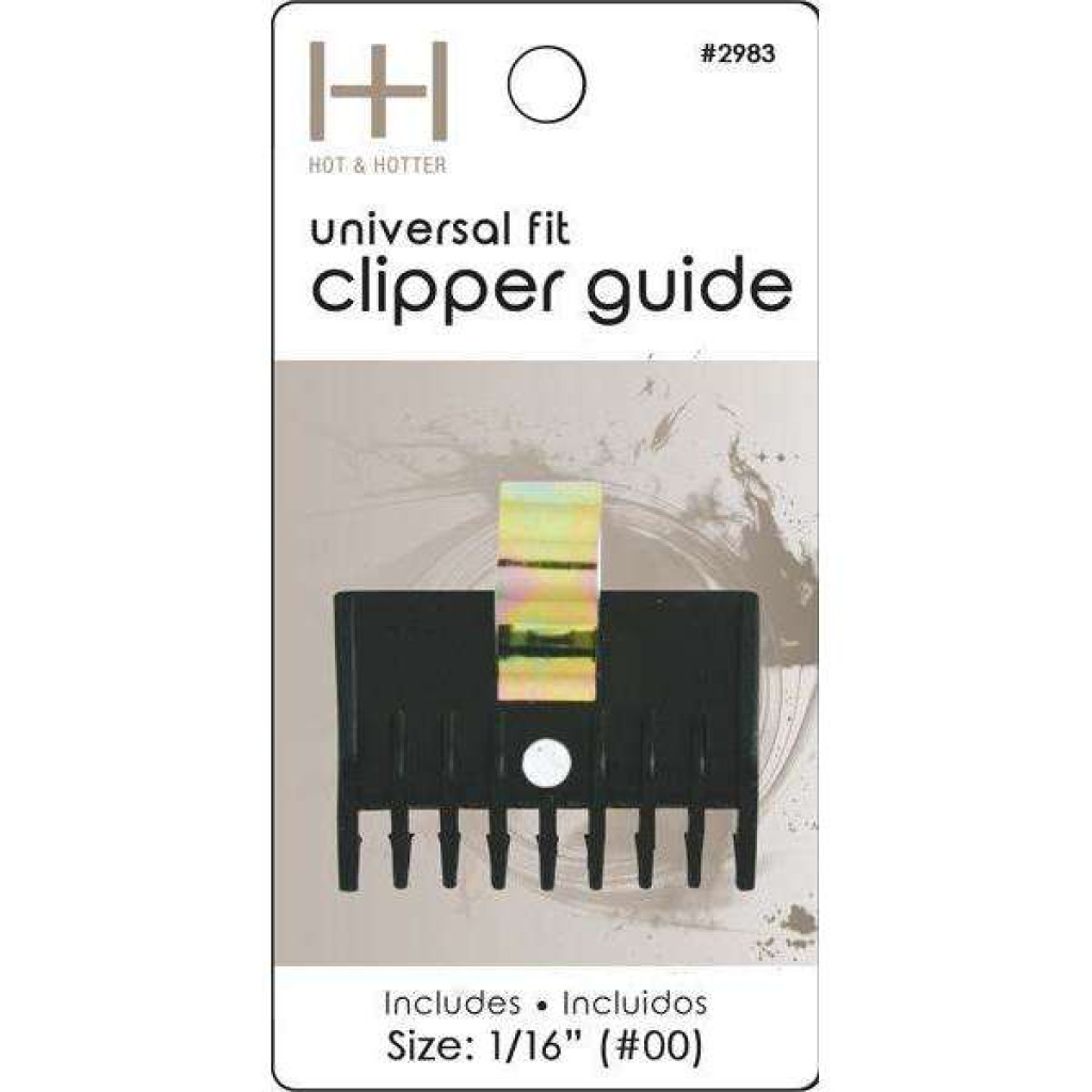 Universal Fit Clipper Guide 1/16" Black