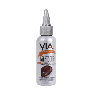 VIA HAIR COLOR #110 COPPER BROWN 4OZ(6PC/PK)