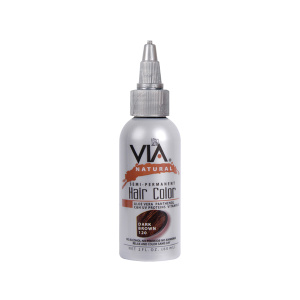 VIA HAIR COLOR #120 DARK BROWN 2OZ(6/CS)