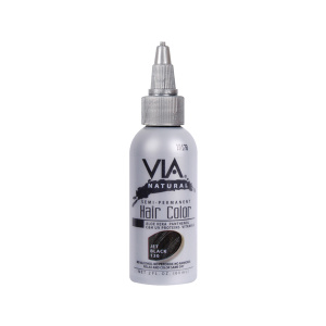 VIA HAIR COLOR #130 JET BLACK 2OZ(6/CS)
