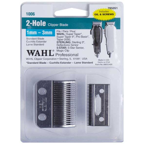 WAHL BLADE SET 2-HOLE [SUPER TAPER] (12/CS)