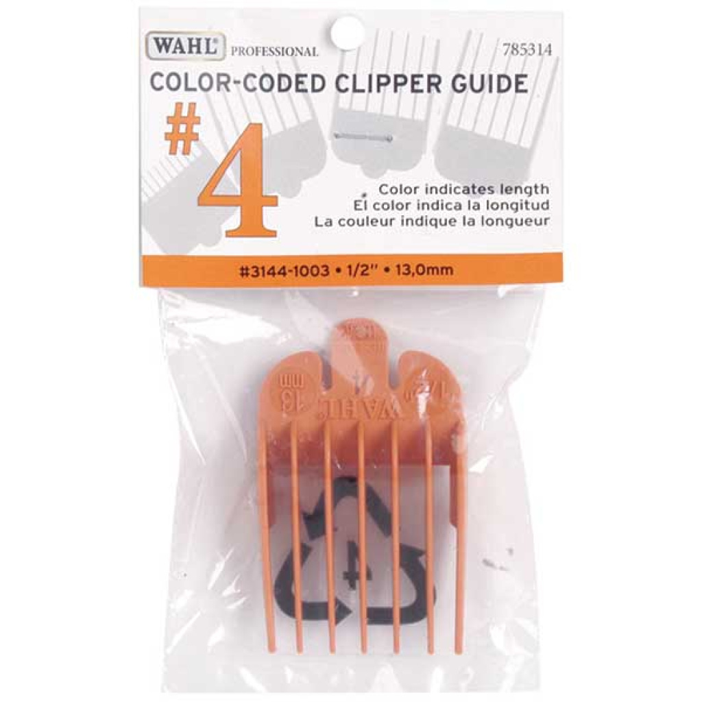 WAHL GUIDE [ORANGE] NO.4 (1/2") (12/CS)