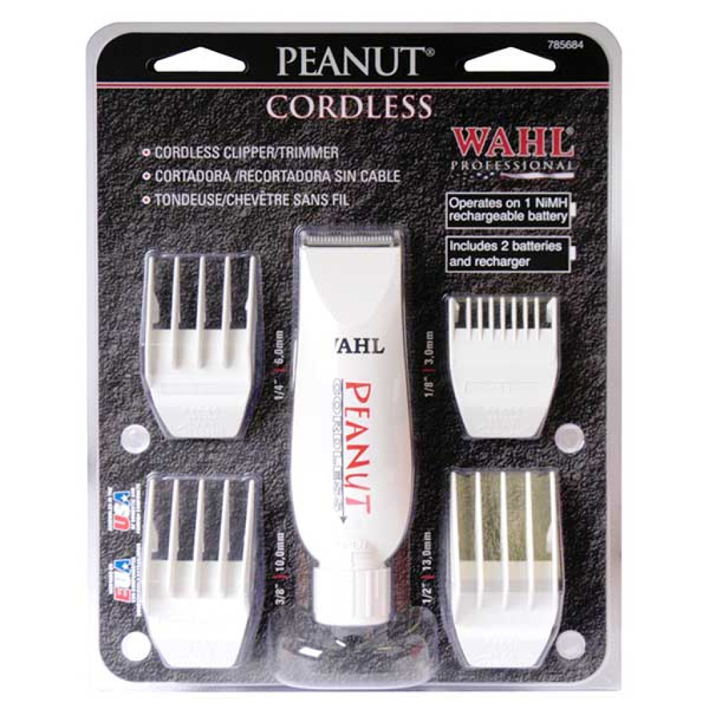 WAHL TRIMMER PEANUT CORDLESS (12/CS)