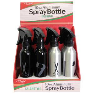EMPTY SPRAY BOTTLE 10 OZ *ALUMINUM* ASSORT (12PC/8DIS/CS)