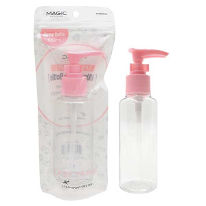 EMPTY PUMP BOTTLE 100ML (3.38OZ) *TRAVEL* (12DZ/CS)