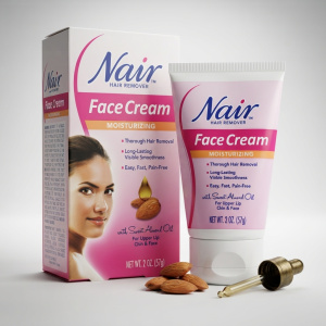 Nair: Hair Remover Moisturizing Face Cream 2oz.
