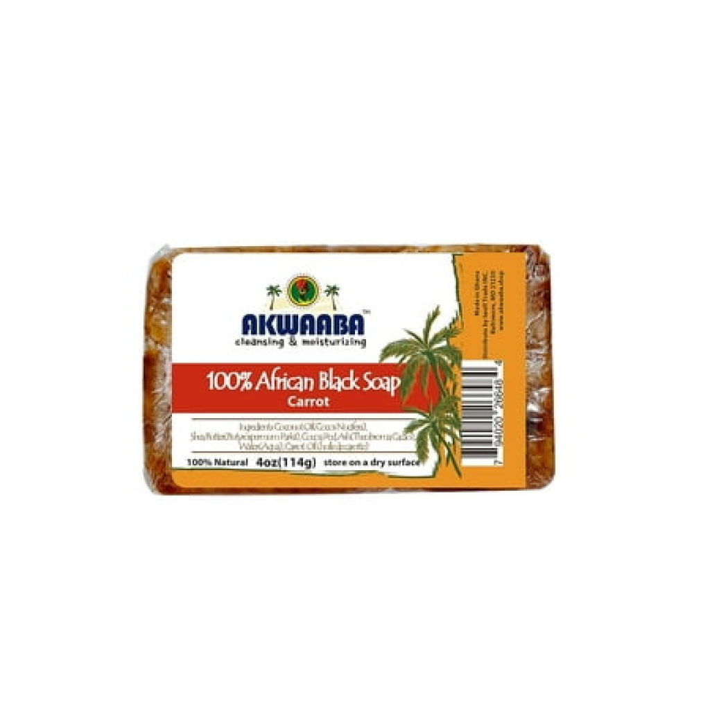 Akwaaba Blk Soap Turmeric 4oz