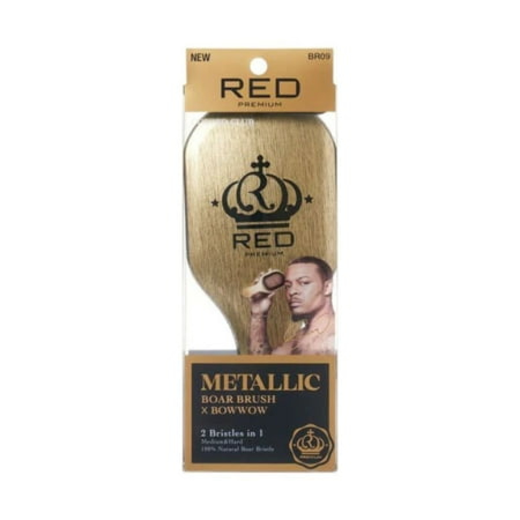 RED METALLIC BOAR BRUSH BR09