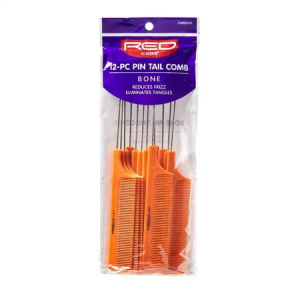 RED 12pcs Pin Tail Comb #05