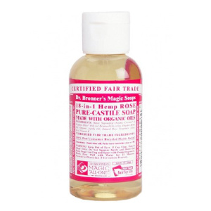 DR BRONNERS LIQUID SOAP ROSE 2oz