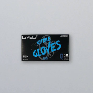 LEVEL3 NITRILE GLOVES BLUE [SMALL]