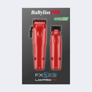 BABYLISS COMBO FXONE RED LO-PRO [CLIPPER & TRIMMER](6/CS)*NEW*