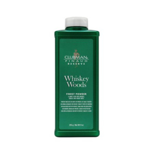 CLUBMAN POWDER [WHISKEY WOODS] 9OZ (12/CS)