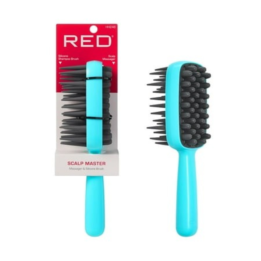 RED MASSAGER BRUSH HH248