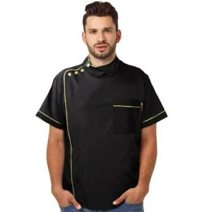 BLACK ICE BARBER JACKET BLACK -XL (32PC/CS)