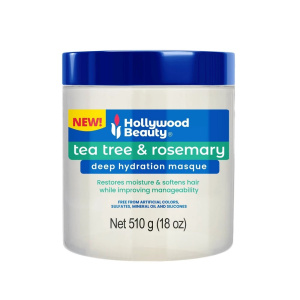 HOLLYWOOD TEA TREE & ROSEMARY DEEP HYDRATION MASQUE 18OZ (6/CS) *NEW*