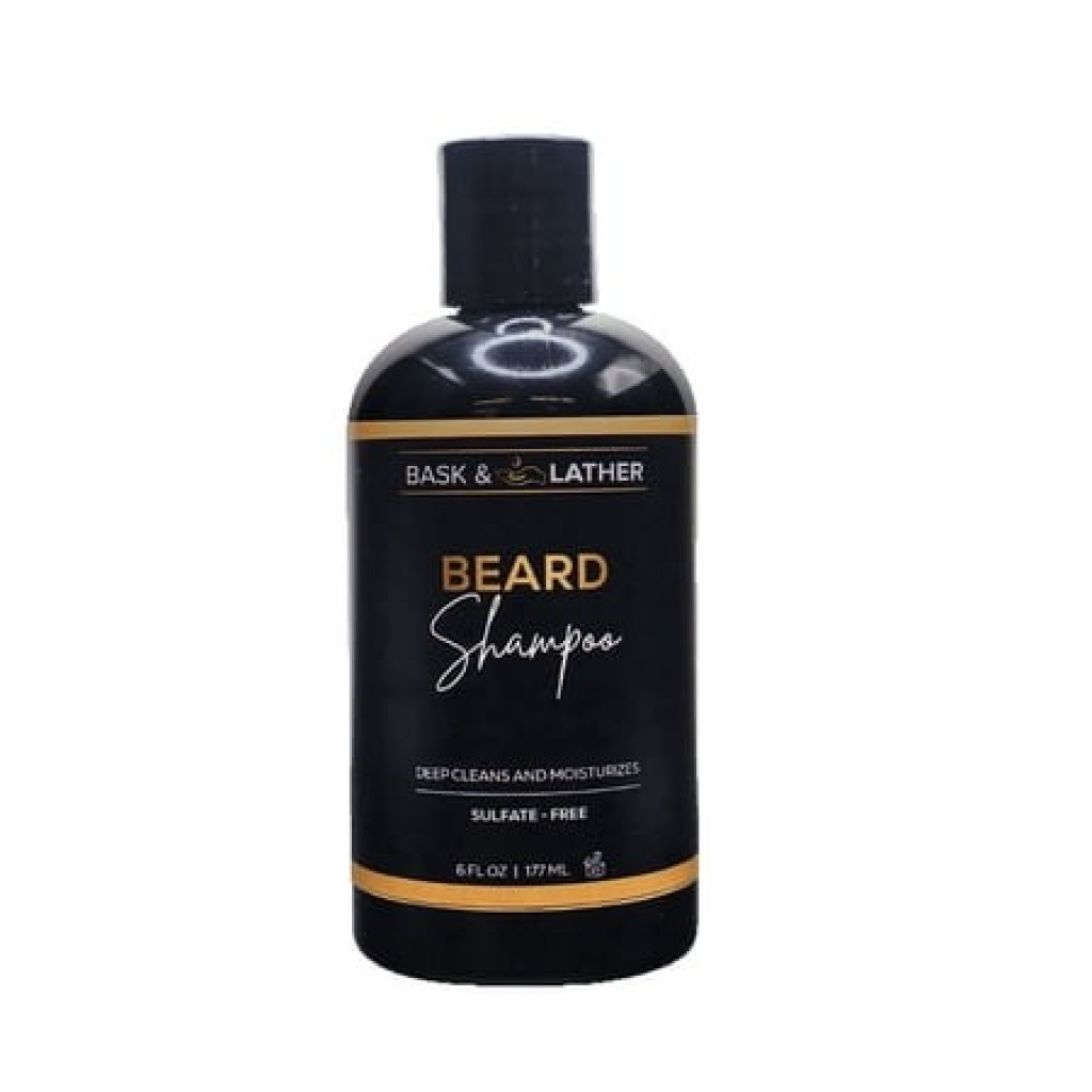BASK & LEATHER BEARD SHAMPOO 6 Oz